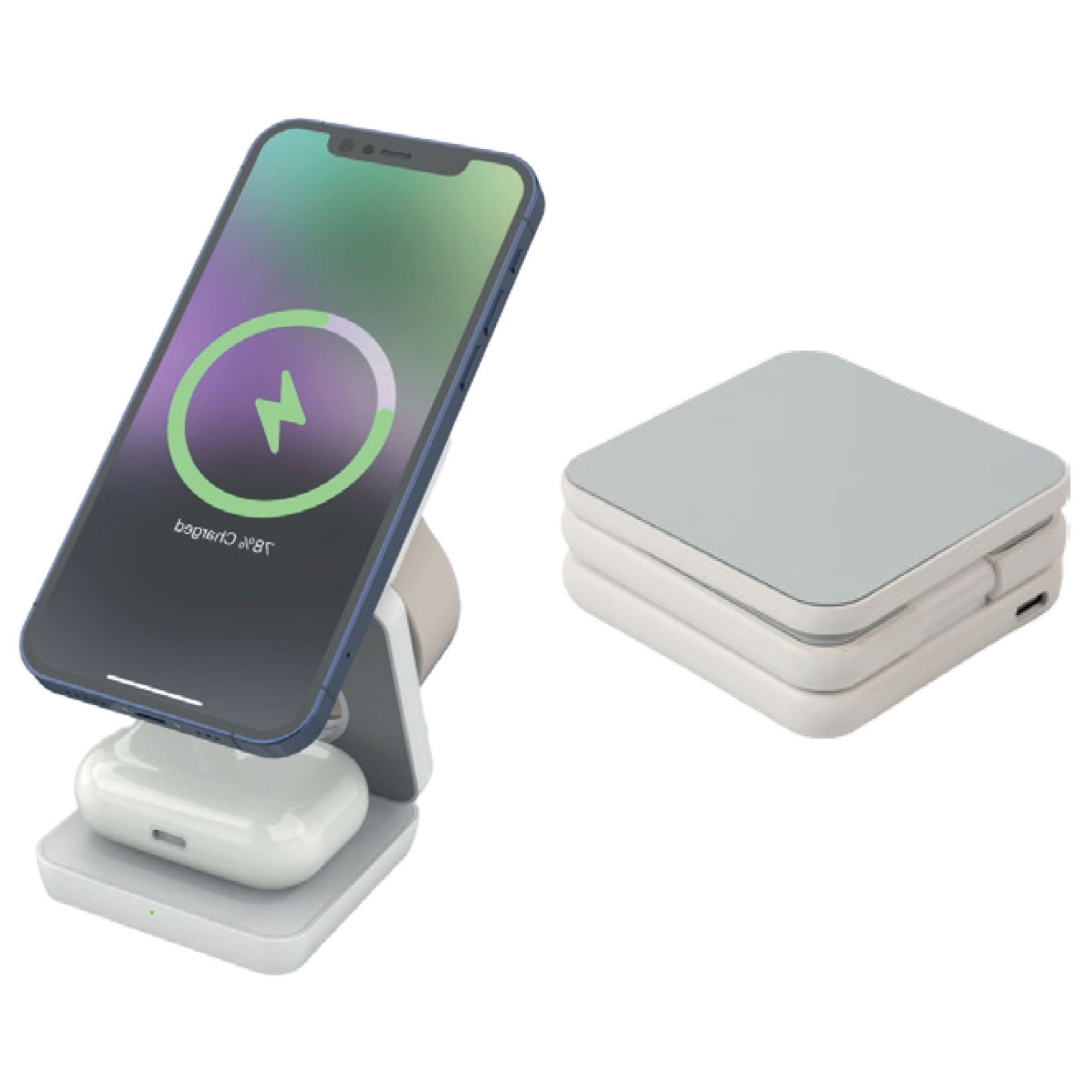 Wireless 3lü Şarj Cihazı